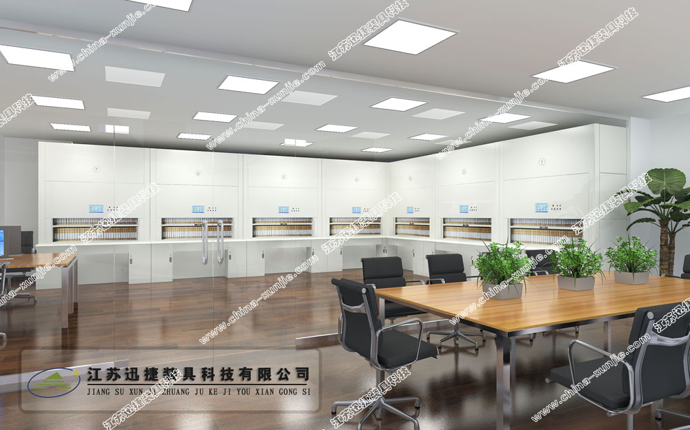 某政府部門(mén)自動(dòng)選層檔案柜