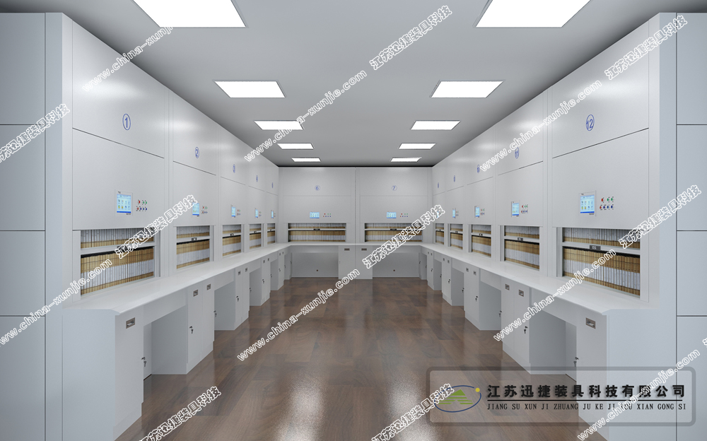 某部隊營房智能檔案柜